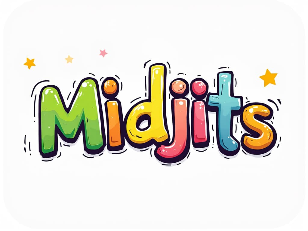 Screenshot of the MidJits website, a virtual world for collecting creatures